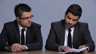 Иван и Андрей скочиха на ултрасите на Левски!