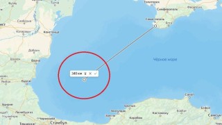 Според карта в „Первый канал“ Русия е унищожила украински морски дронове близо до Варна и Бургас