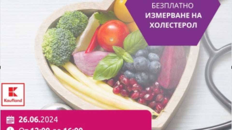 Безплатни прегледи за холестерол в 2 магазина на Kaufland в София