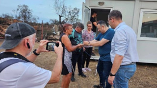 Хората от опожареното село Воден трогнати от жеста на Пеевски
