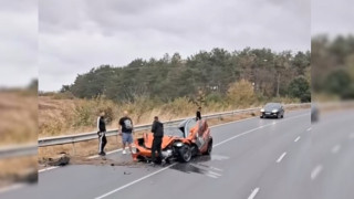 СКАНДАЛ! “Макларънът” на Ивелин Михайлов катастрофира. Край на нелепата им пропаганда (ЕКСКЛУЗИВНО ВИДЕО + СНИМКИ)