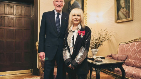 Симеон Сакскобургготски връчи орден за заслуги на Лили Иванова (снимки)