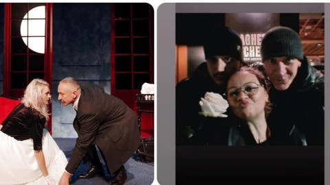 ДОТУК ЛИ БЯХА?!? Деян Донков заряза Анна Кошко на имения й ден, за да бъде с бившата Анастасия и сина им! (СНИМКИ)