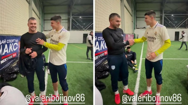 БРАВО, БЕ!! Валери младши победи Валери старши във футболен мач! (Божигол е горд - СНИМКИ)