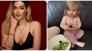 ПОТРЕСЕ МРЕЖАТА!! Щерката на Гала – Мари Будева храни малката Лора със... сланина! (още разкрития)