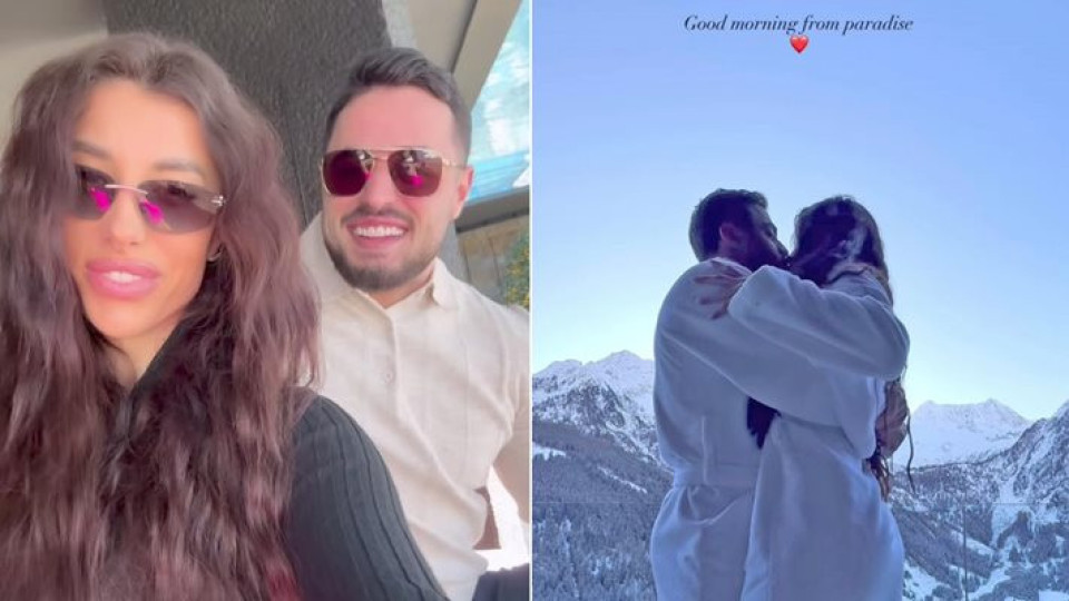 СТРАСТИ: Карлос Насар и Александра се награбиха в снега! (тя сложи екстеншъни като Рапунцел - СНИМКИ)