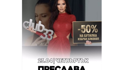 ФОЛК УРАГАН В СТУДЕНТСКИ ГРАД: Тони Стораро и Преслава превземат Club 33 в две поредни нощи!