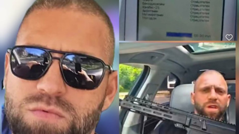Стоян Колев се прави на бог пред камерата докато чака поредната присъда
